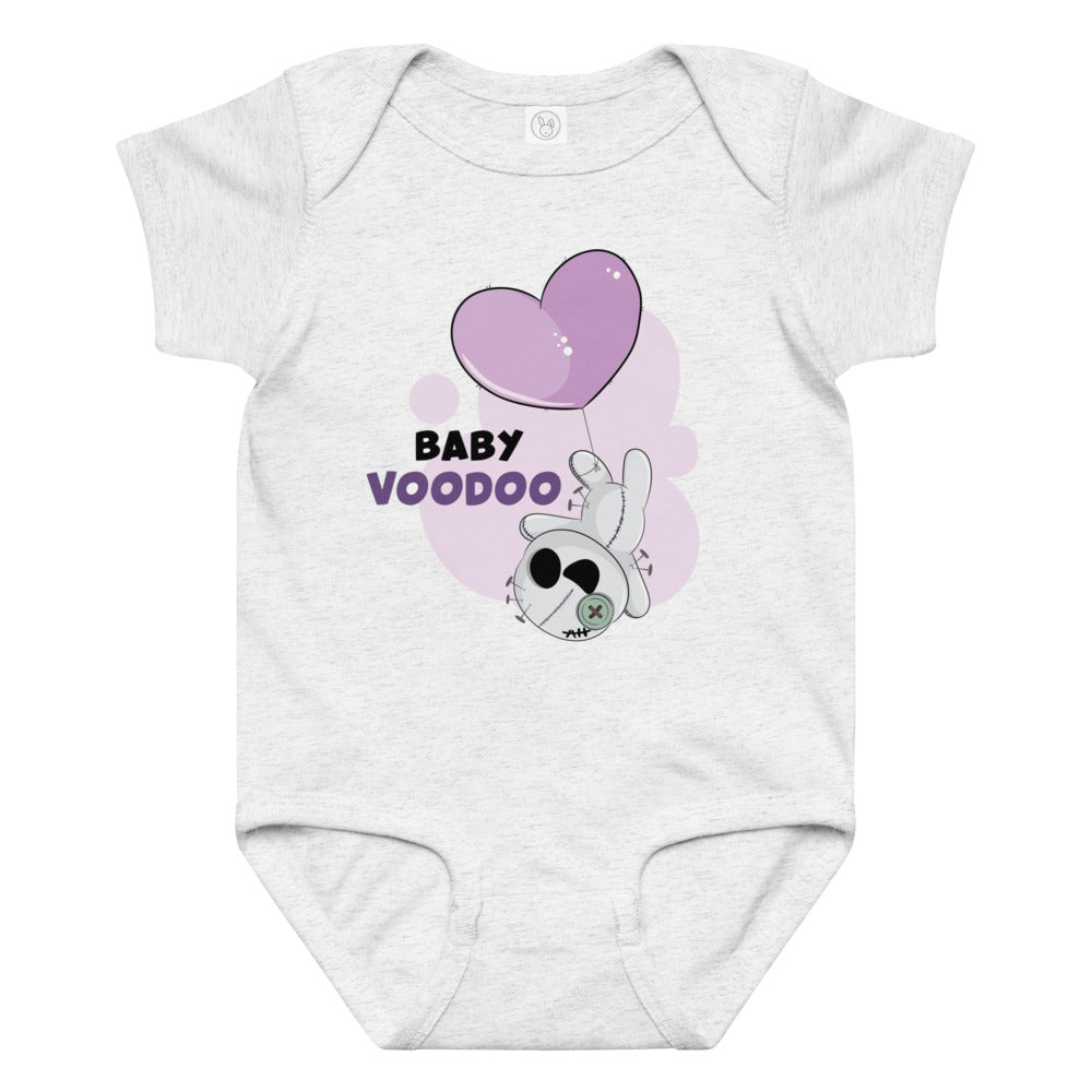 Ted heart - Baby voodoo | Baby Jersey Bodysuit | Rabbit Skins 4424