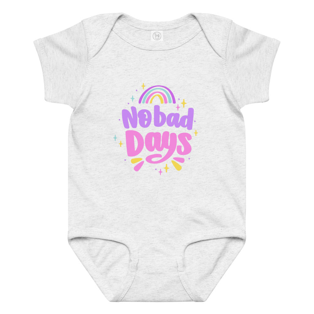 No bad days | Baby Jersey Bodysuit | Rabbit Skins 4424