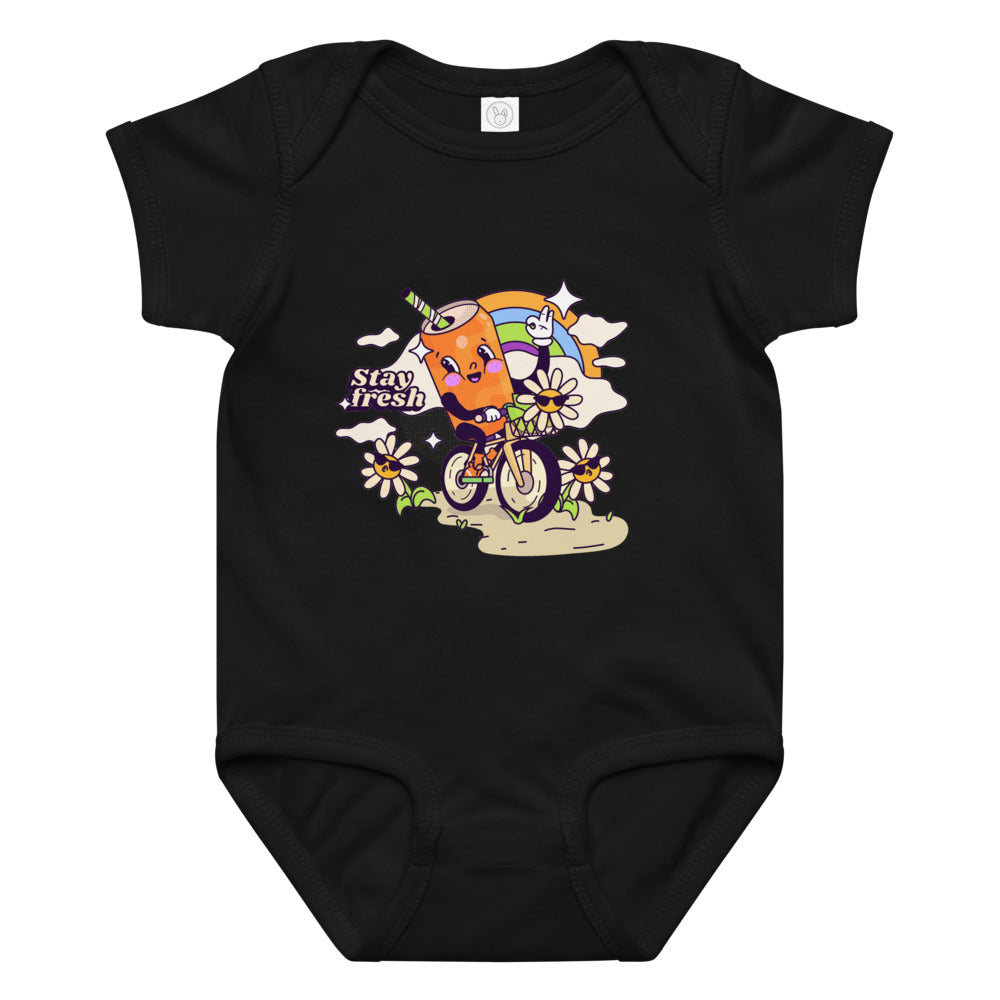 Stay fresh | Baby Jersey Bodysuit | Rabbit Skins 4424