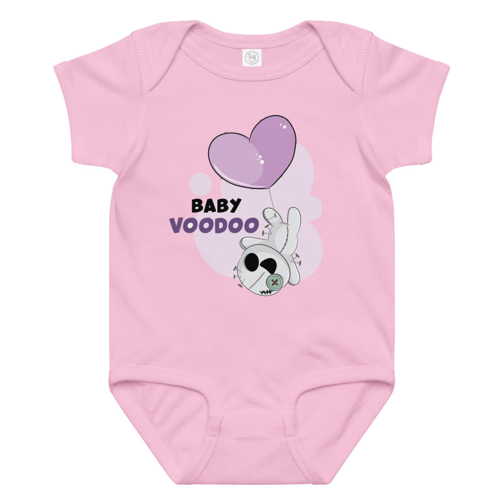 Ted heart - Baby voodoo | Baby Jersey Bodysuit | Rabbit Skins 4424