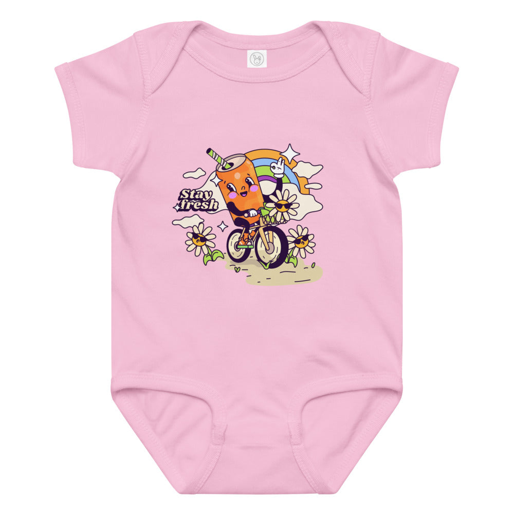 Stay fresh | Baby Jersey Bodysuit | Rabbit Skins 4424