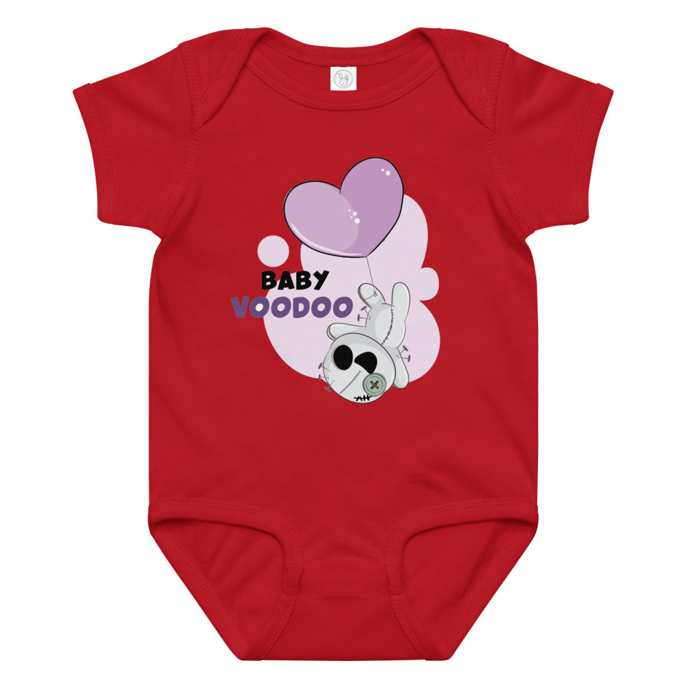 Ted heart - Baby voodoo | Baby Jersey Bodysuit | Rabbit Skins 4424
