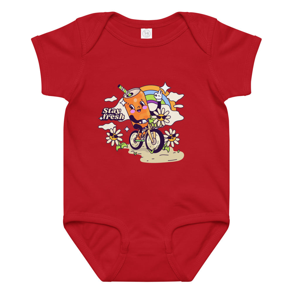 Stay fresh | Baby Jersey Bodysuit | Rabbit Skins 4424