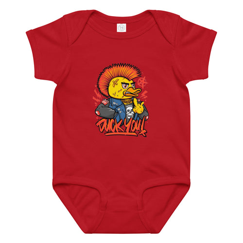 Duck you | Baby Jersey Bodysuit | Rabbit Skins 4424