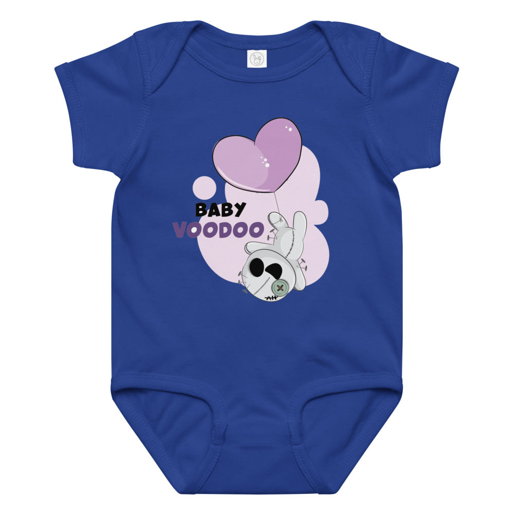 Ted heart - Baby voodoo | Baby Jersey Bodysuit | Rabbit Skins 4424