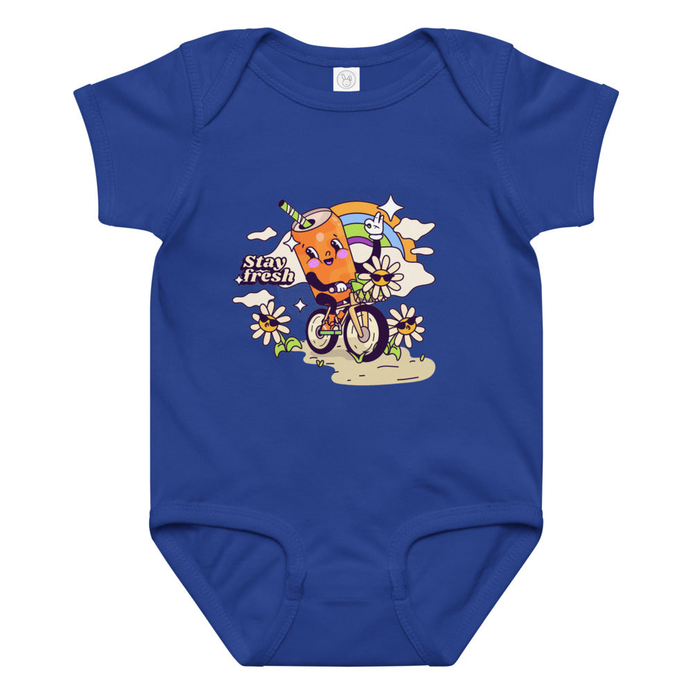Stay fresh | Baby Jersey Bodysuit | Rabbit Skins 4424