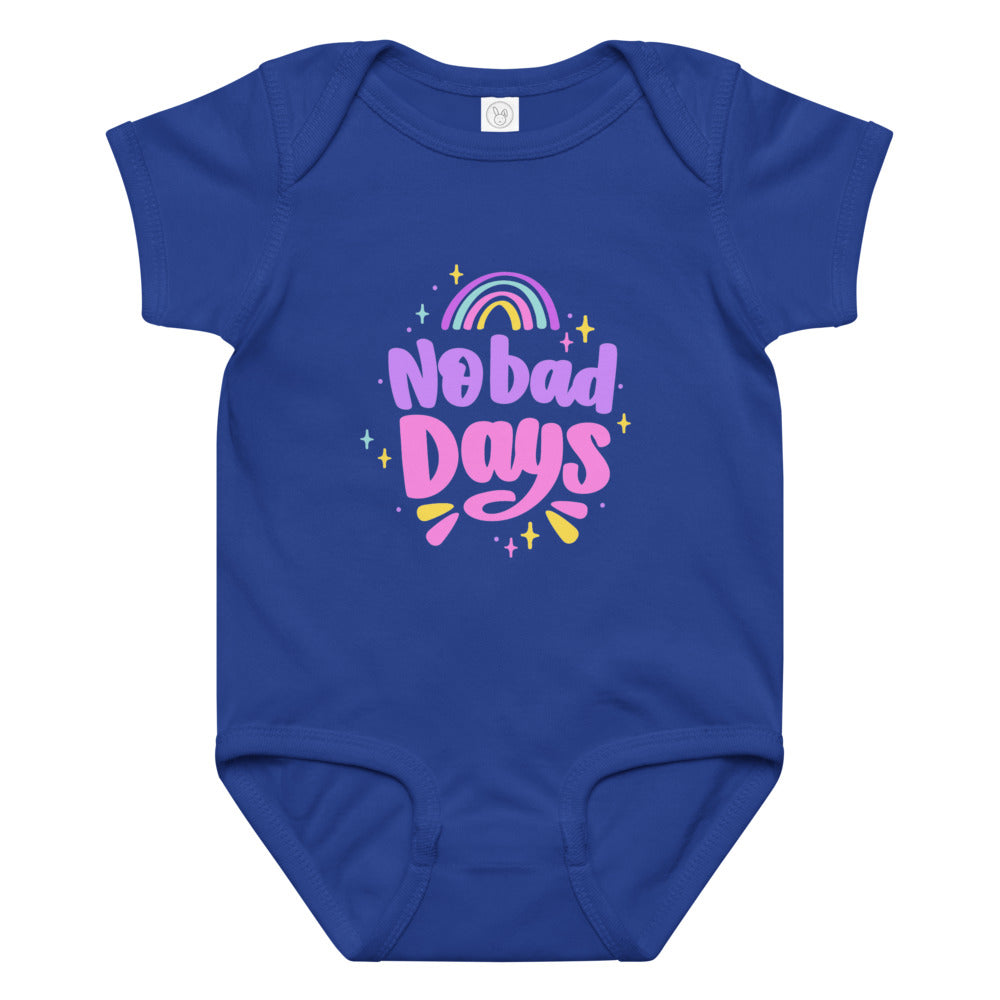 No bad days | Baby Jersey Bodysuit | Rabbit Skins 4424