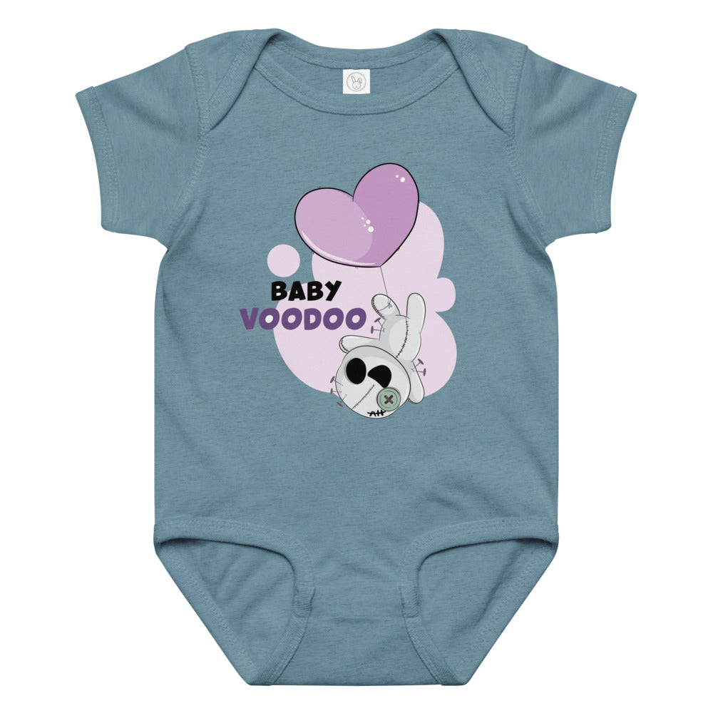 Ted heart - Baby voodoo | Baby Jersey Bodysuit | Rabbit Skins 4424