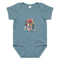Samurai skull | Baby Jersey Bodysuit | Rabbit Skins 4424