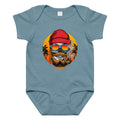 Bearded man | Baby Jersey Bodysuit | Rabbit Skins 4424