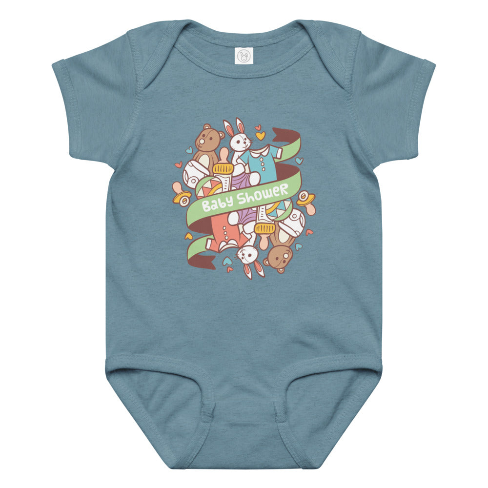 Baby shower | Baby Jersey Bodysuit | Rabbit Skins 4424