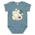White rabbit - Hello baby | Baby Jersey Bodysuit | Rabbit Skins 4424