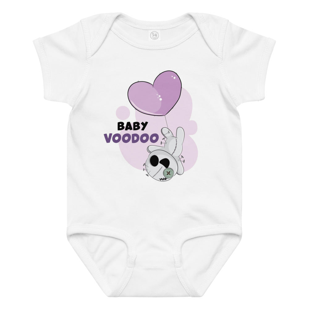 Ted heart - Baby voodoo | Baby Jersey Bodysuit | Rabbit Skins 4424