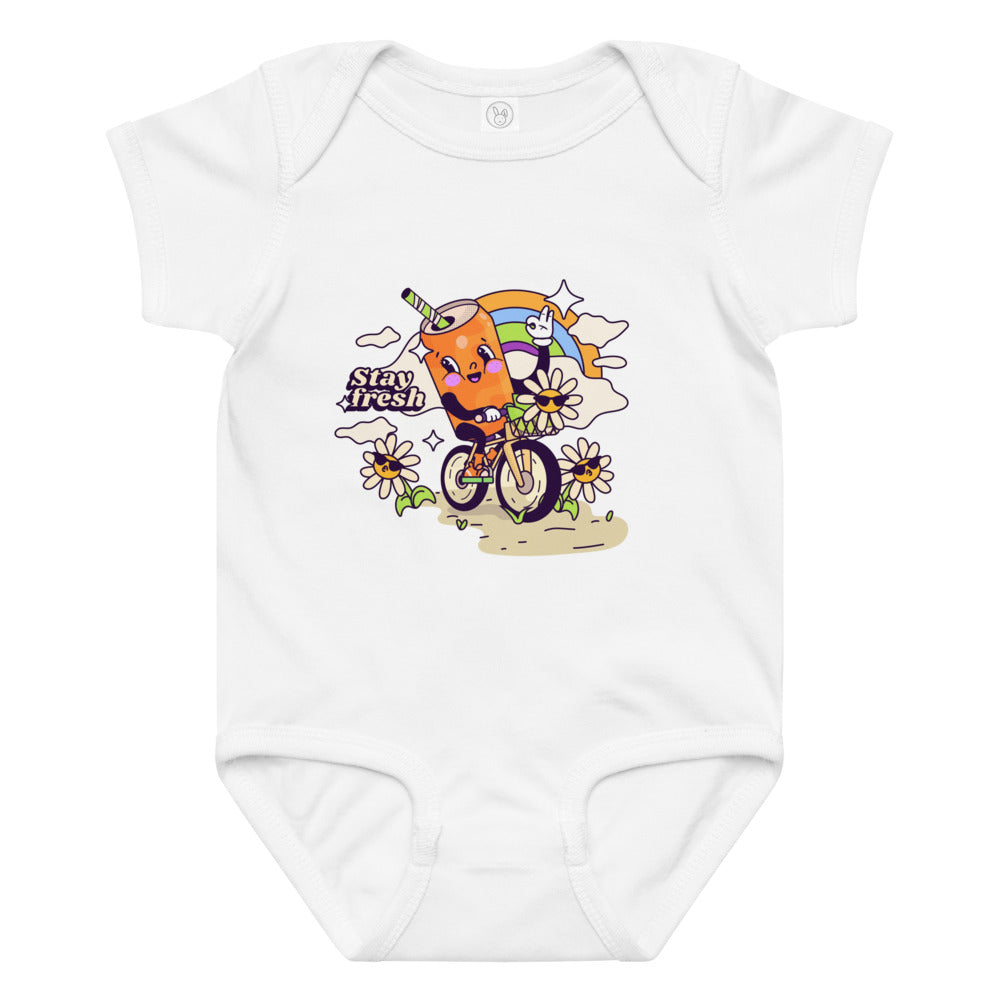 Stay fresh | Baby Jersey Bodysuit | Rabbit Skins 4424