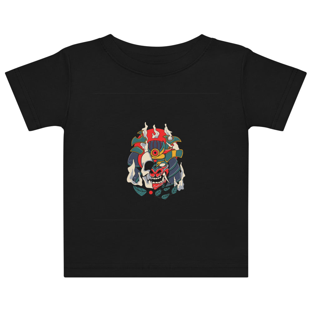 Samurai skull | Baby Jersey T-Shirt | Rabbit Skins 3322