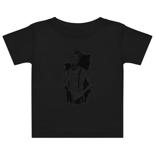 Black & White bearded man suit | Baby Jersey T-Shirt | Rabbit Skins 3322