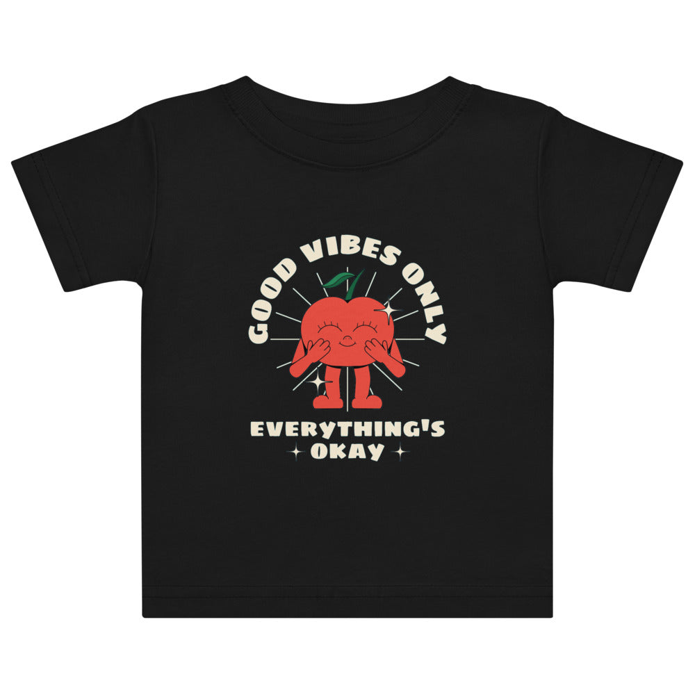 Good vides only - everything's okay | Baby Jersey T-Shirt | Rabbit Skins 3322