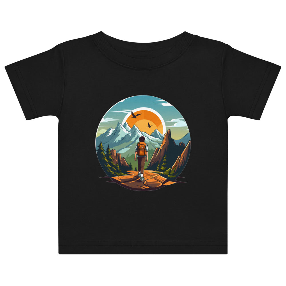 Mountain traveling | Baby Jersey T-Shirt | Rabbit Skins 3322