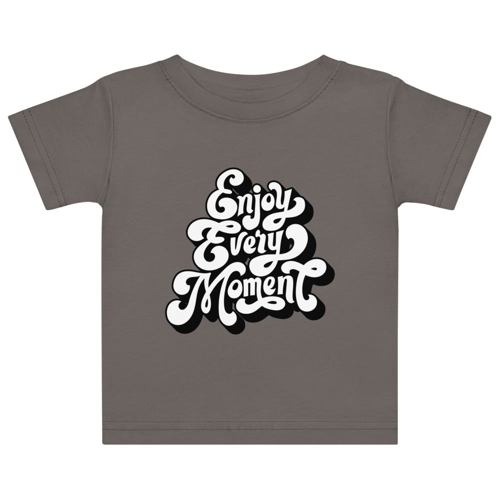 Enjoy every moments white | Baby Jersey T-Shirt | Rabbit Skins 3322