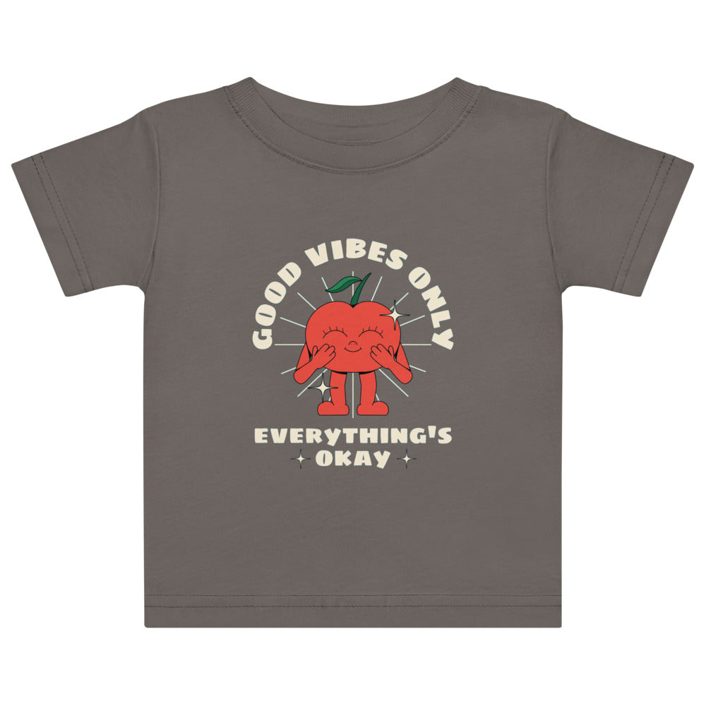 Good vides only - everything's okay | Baby Jersey T-Shirt | Rabbit Skins 3322