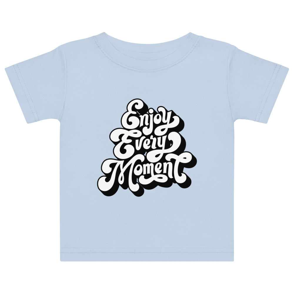 Enjoy every moments white | Baby Jersey T-Shirt | Rabbit Skins 3322
