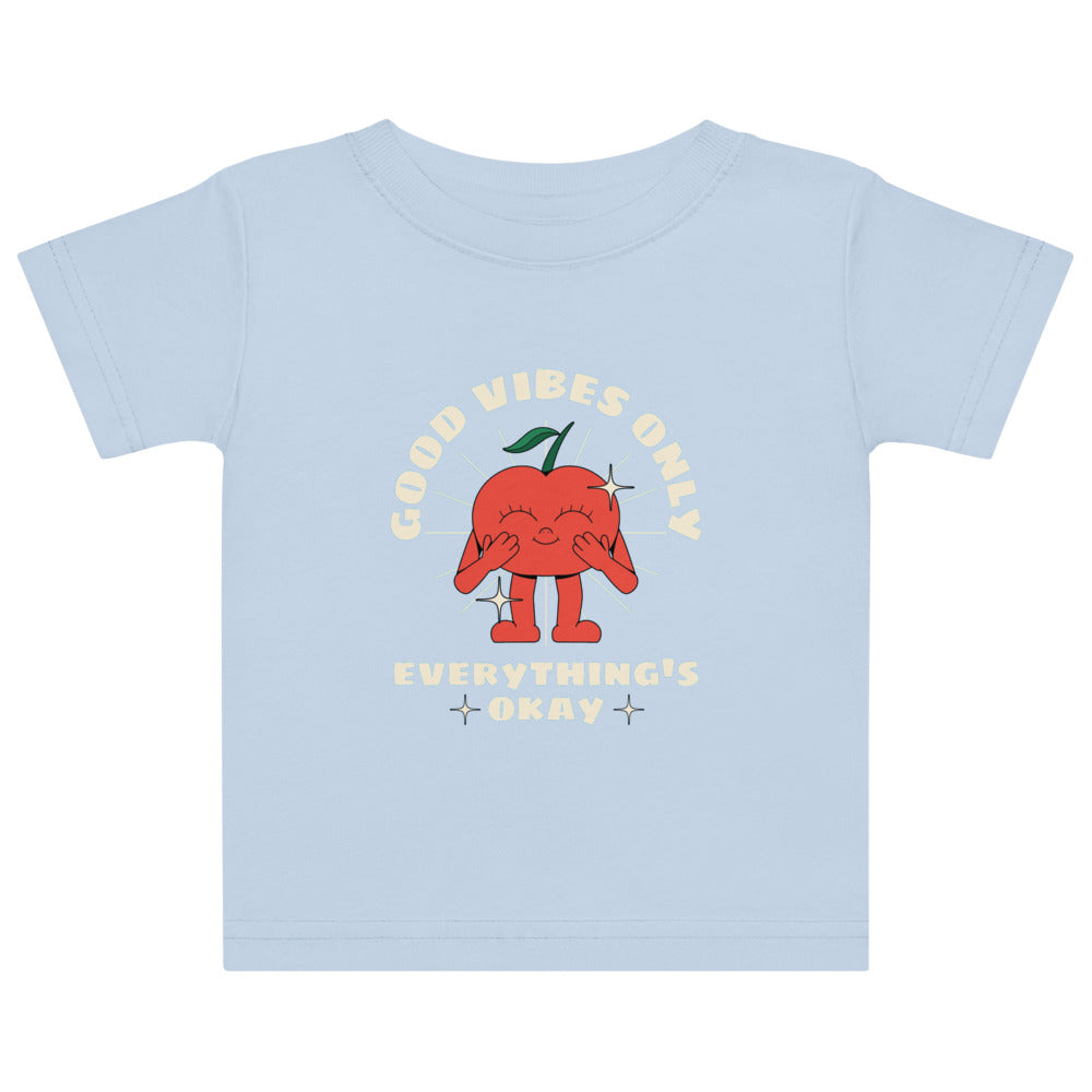 Good vides only - everything's okay | Baby Jersey T-Shirt | Rabbit Skins 3322