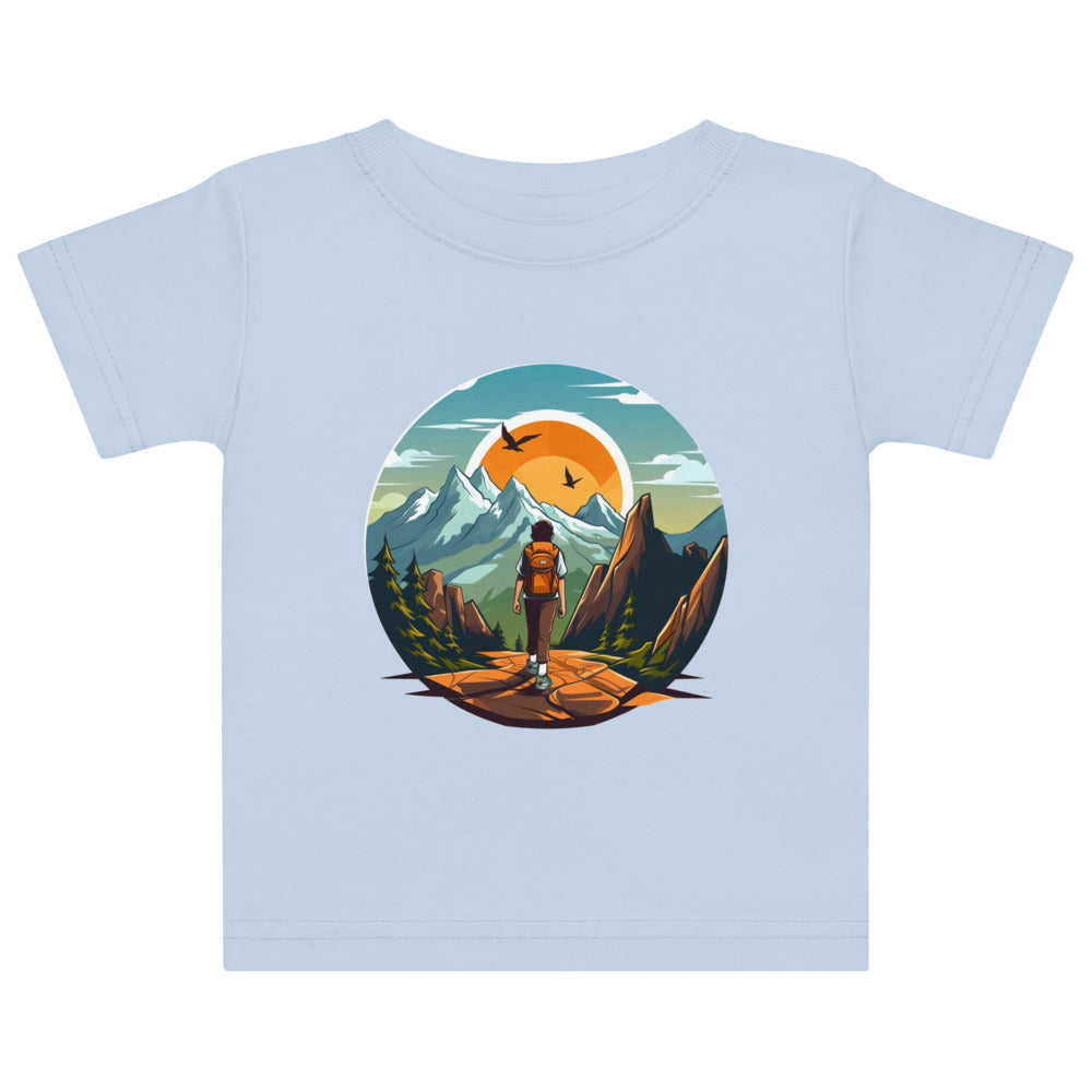 Mountain traveling | Baby Jersey T-Shirt | Rabbit Skins 3322