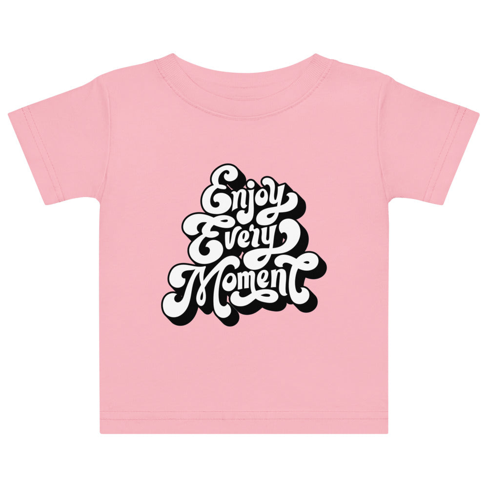 Enjoy every moments white | Baby Jersey T-Shirt | Rabbit Skins 3322