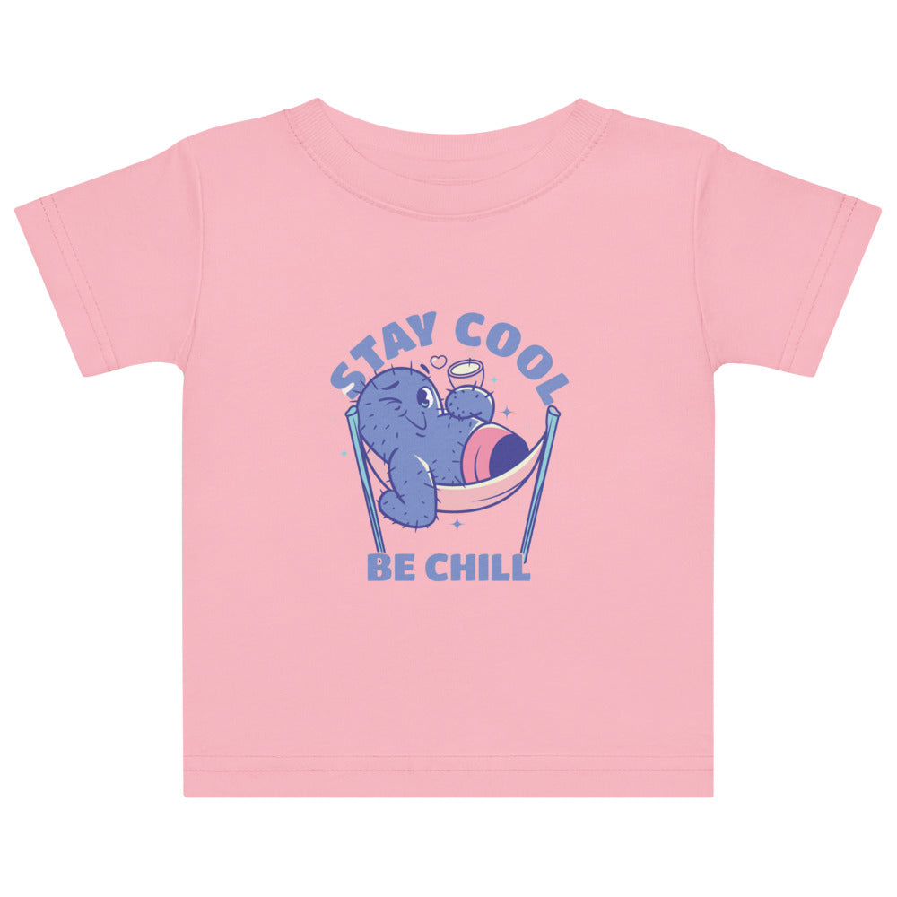 Stay cool be chill | Baby Jersey T-Shirt | Rabbit Skins 3322