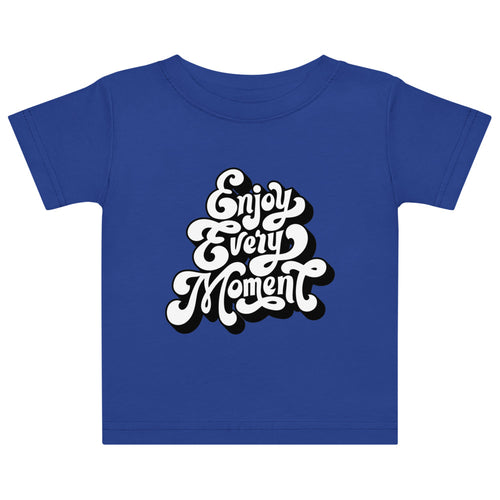 Enjoy every moments white | Baby Jersey T-Shirt | Rabbit Skins 3322