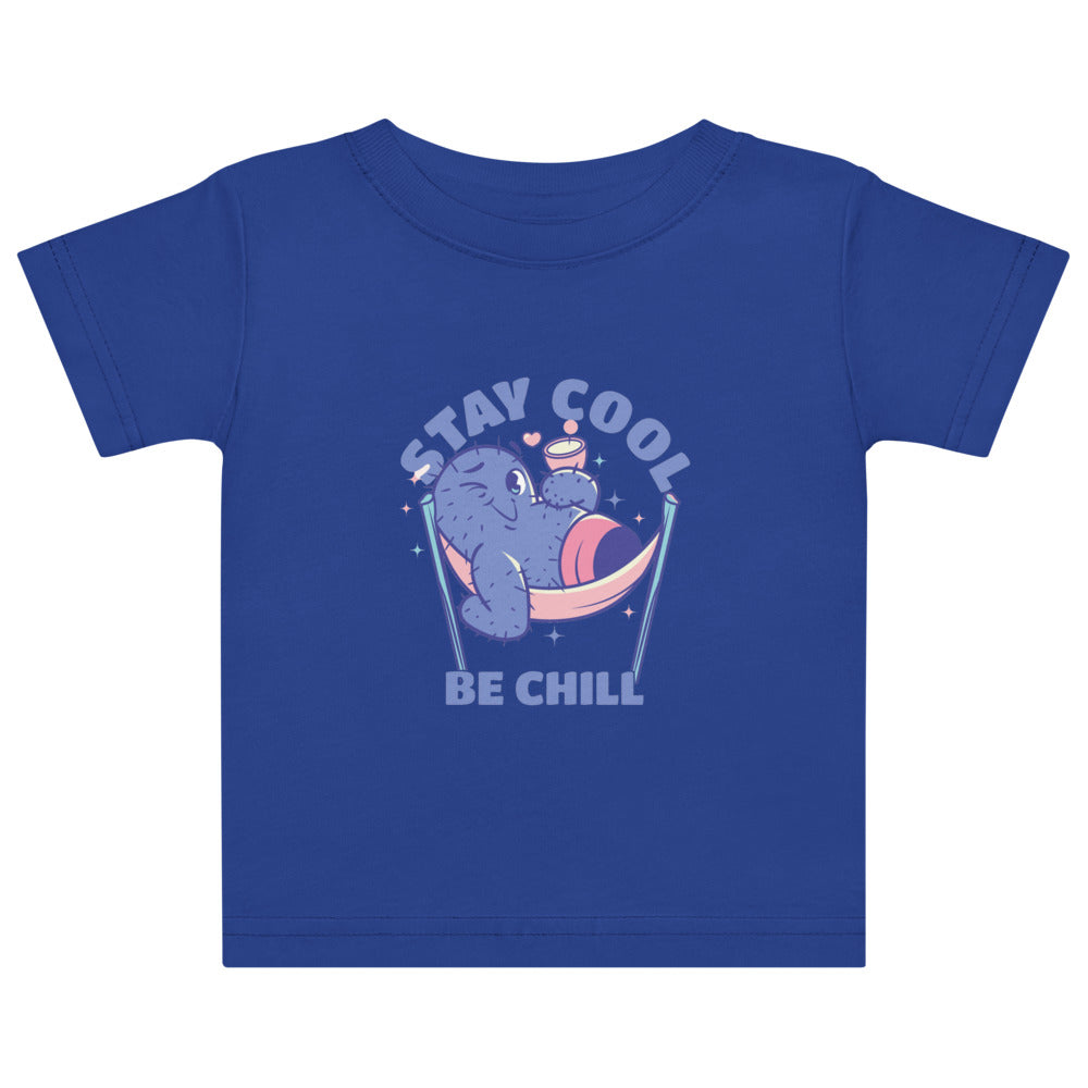 Stay cool be chill | Baby Jersey T-Shirt | Rabbit Skins 3322