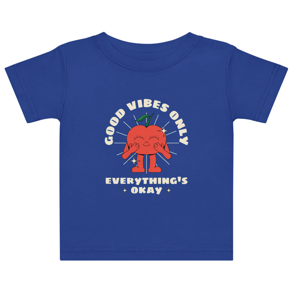 Good vides only - everything's okay | Baby Jersey T-Shirt | Rabbit Skins 3322