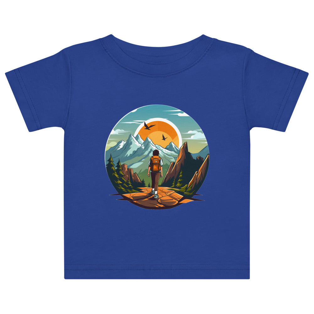 Mountain traveling | Baby Jersey T-Shirt | Rabbit Skins 3322