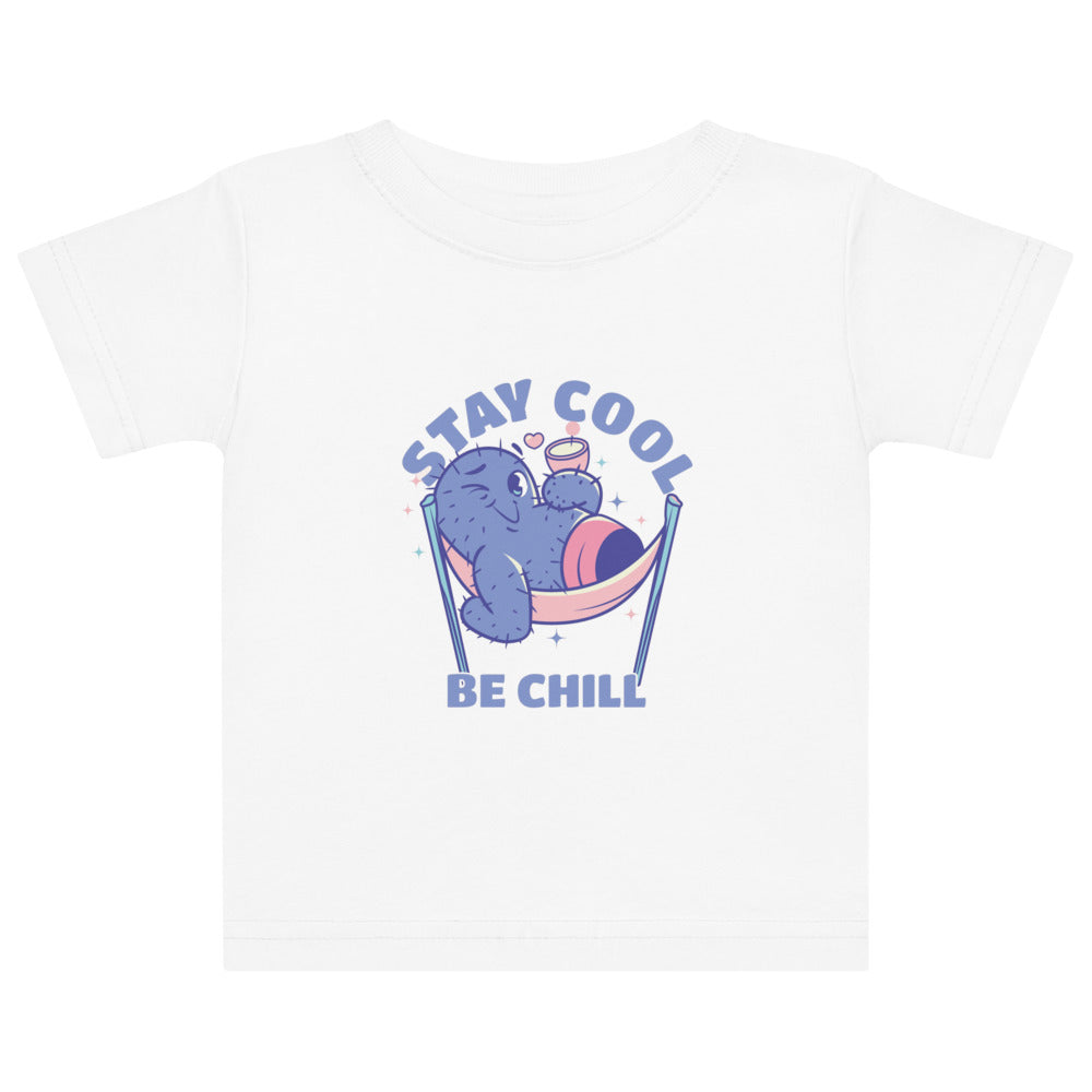 Stay cool be chill | Baby Jersey T-Shirt | Rabbit Skins 3322