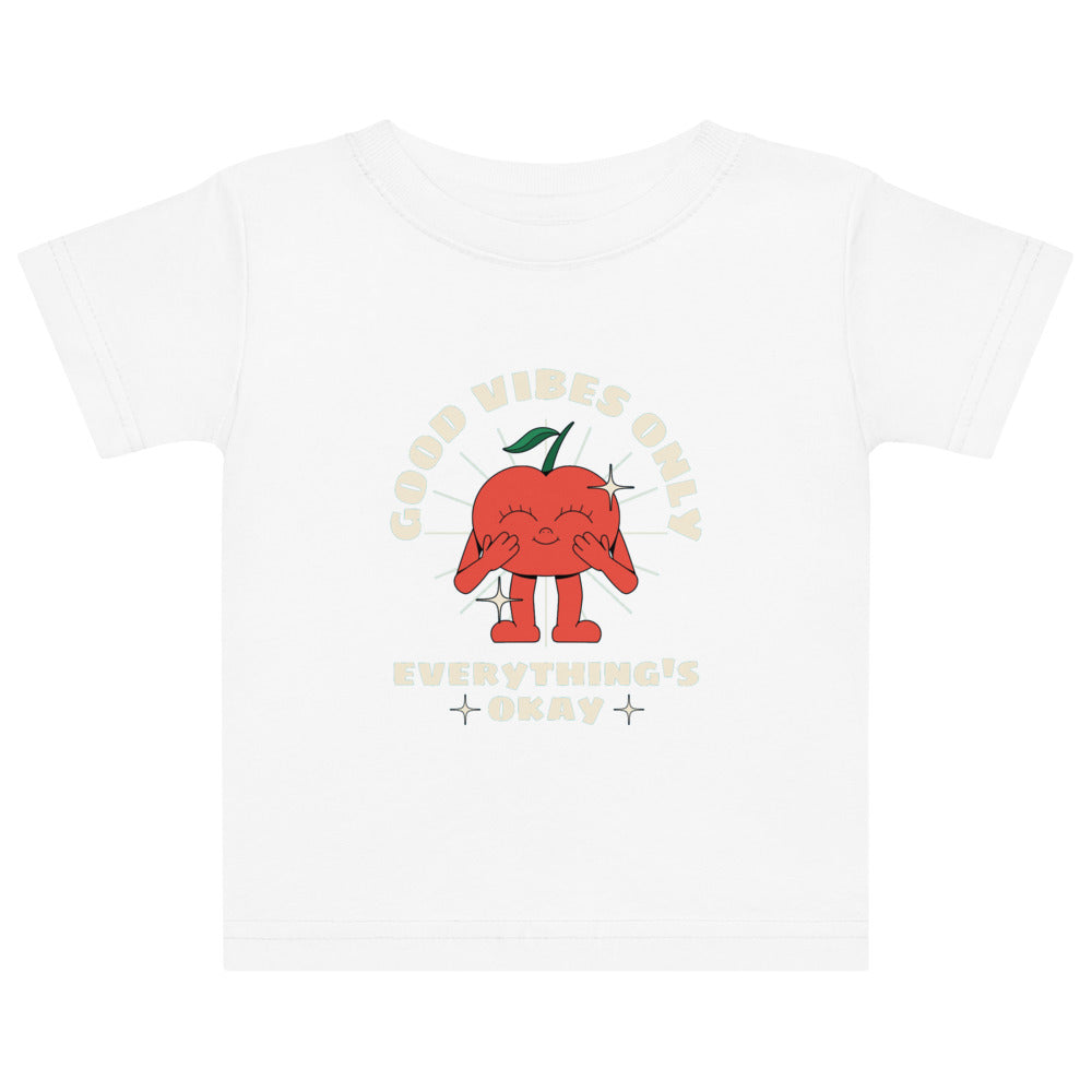 Good vides only - everything's okay | Baby Jersey T-Shirt | Rabbit Skins 3322
