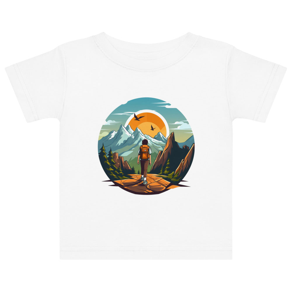 Mountain traveling | Baby Jersey T-Shirt | Rabbit Skins 3322