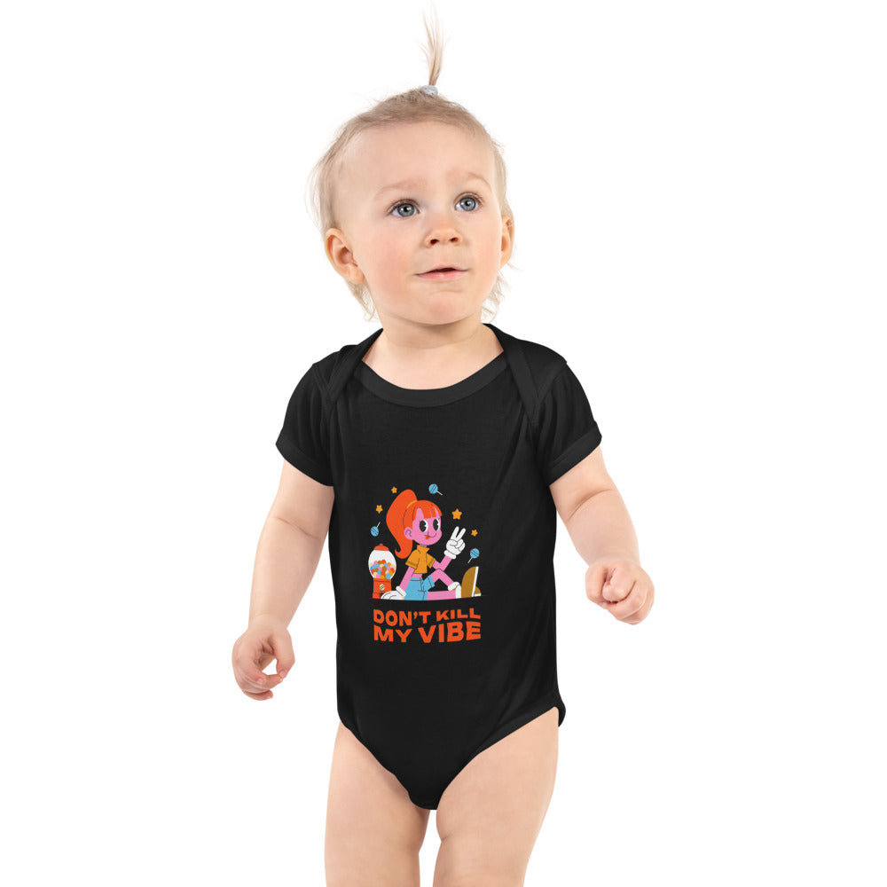 Don't kill my vide | Baby Short Sleeve Bodysuit | Rabbit Skins 4400