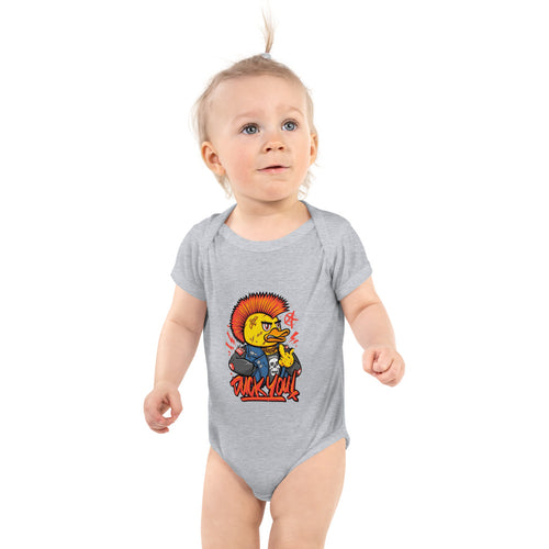 Duck you | Baby Short Sleeve Bodysuit | Rabbit Skins 4400