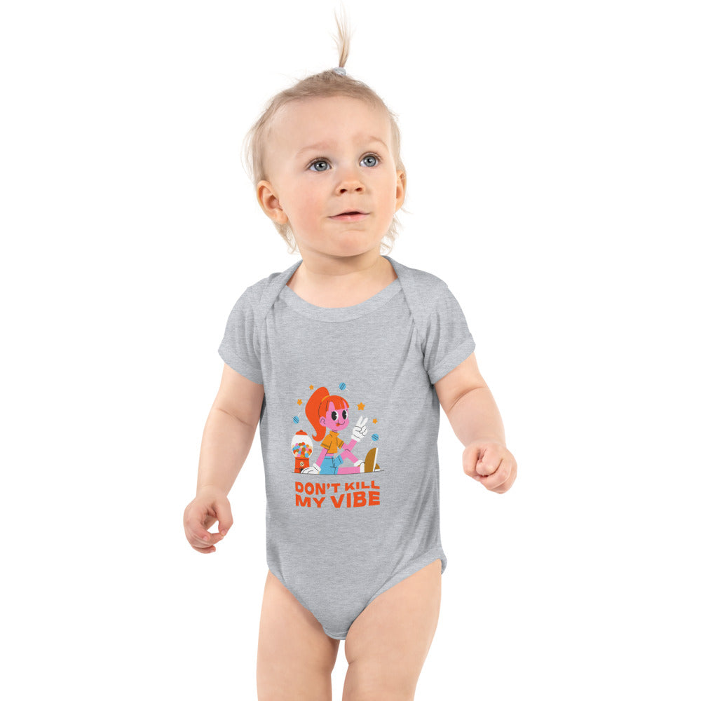 Don't kill my vide | Baby Short Sleeve Bodysuit | Rabbit Skins 4400