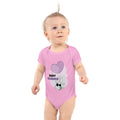 Ted heart - Baby voodoo | Baby Short Sleeve Bodysuit | Rabbit Skins 4400