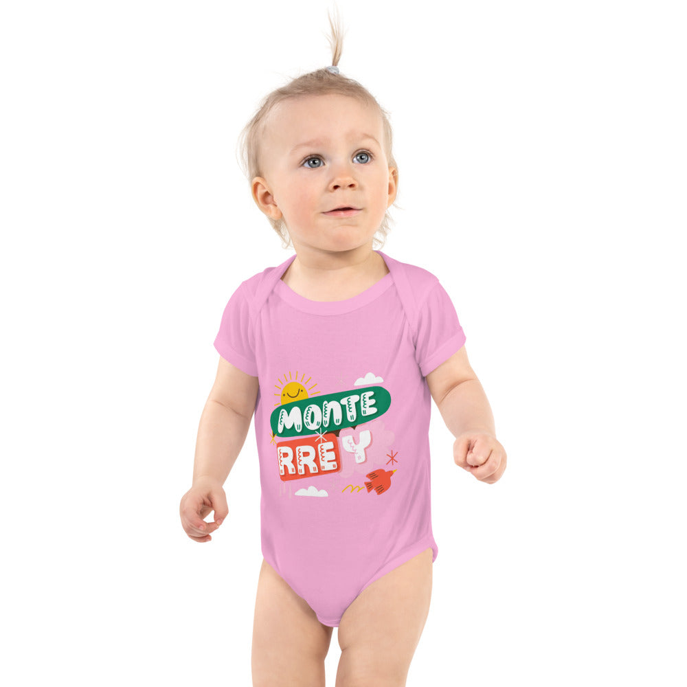 Monte rrey | Baby Short Sleeve Bodysuit | Rabbit Skins 4400