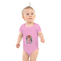 Samurai skull | Baby Short Sleeve Bodysuit | Rabbit Skins 4400
