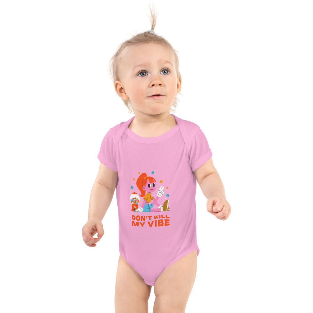 Don't kill my vide | Baby Short Sleeve Bodysuit | Rabbit Skins 4400