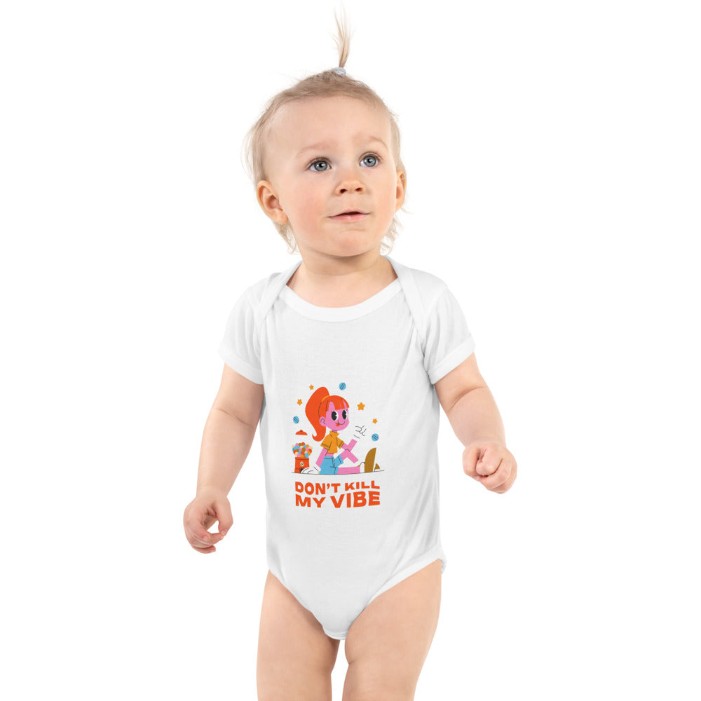 Don't kill my vide | Baby Short Sleeve Bodysuit | Rabbit Skins 4400