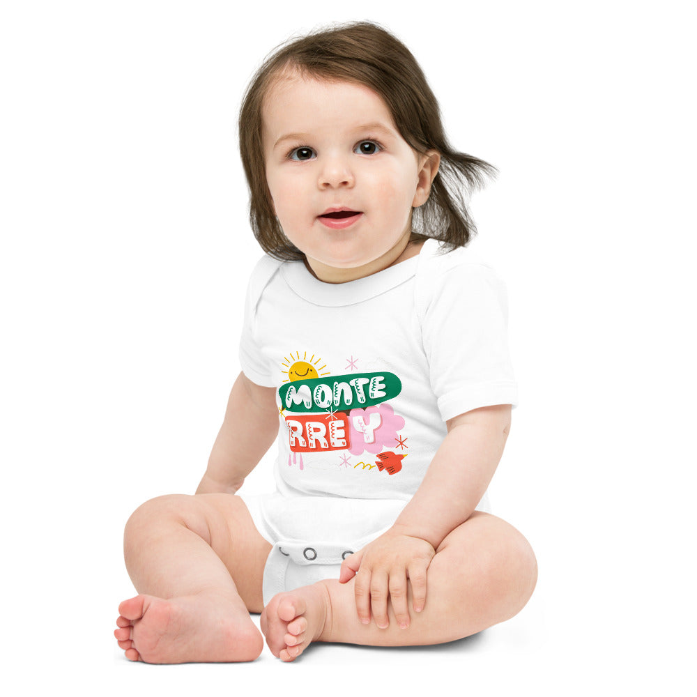 Monte rrey | Baby Short Sleeve One Piece | Bella + Canvas 100B