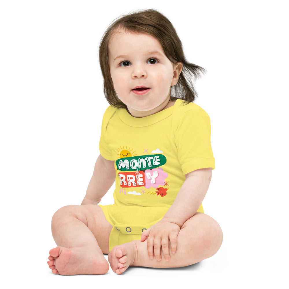 Monte rrey | Baby Short Sleeve One Piece | Bella + Canvas 100B