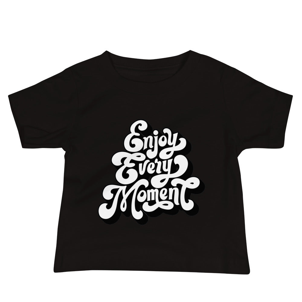 Enjoy every moments white | Baby Staple Tee | Bella + Canvas 3001B