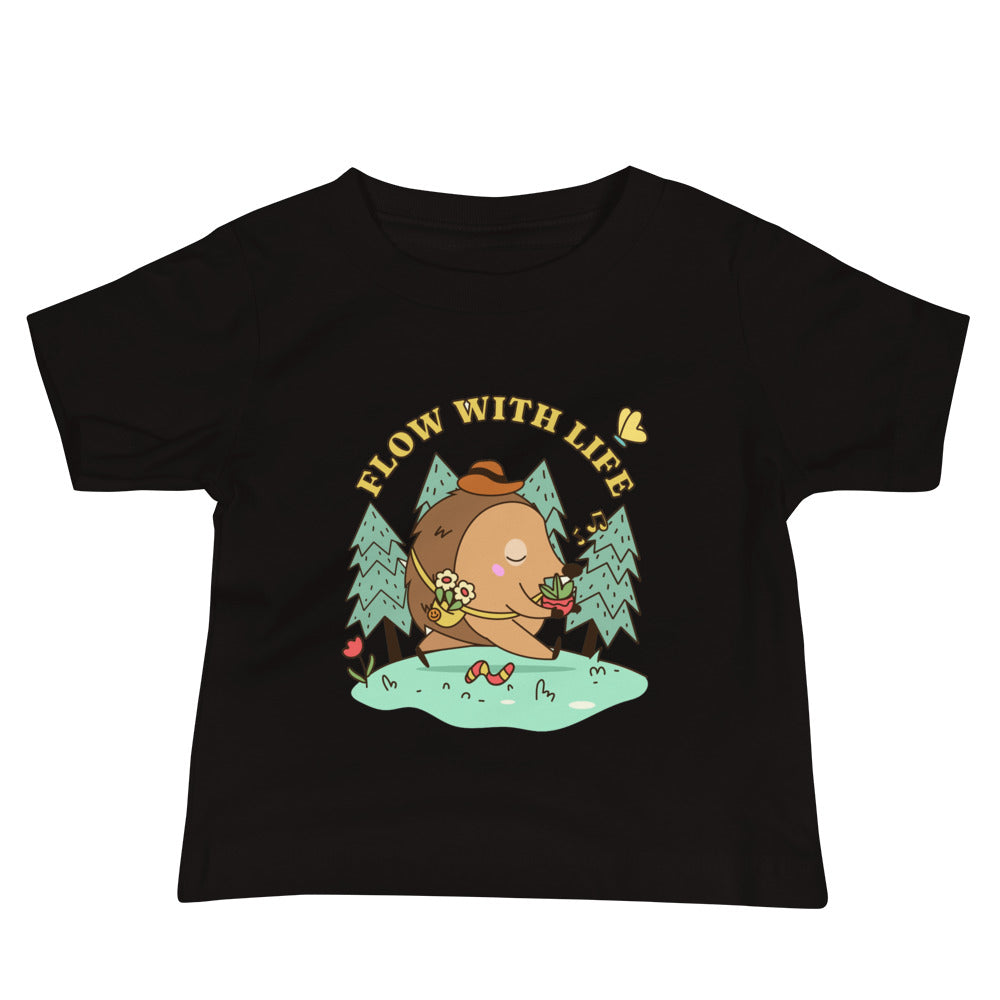 Flow with life | Baby Staple Tee | Bella + Canvas 3001B