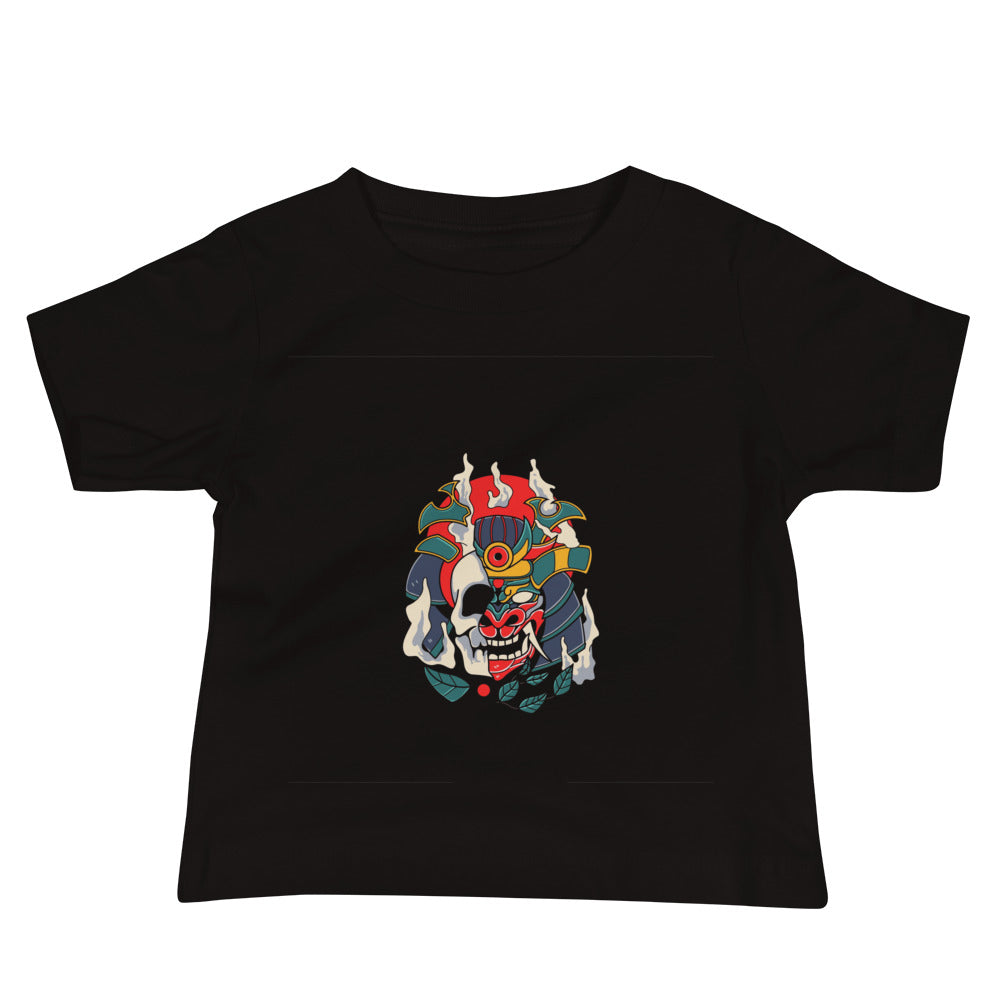 Samurai skull | Baby Staple Tee | Bella + Canvas 3001B