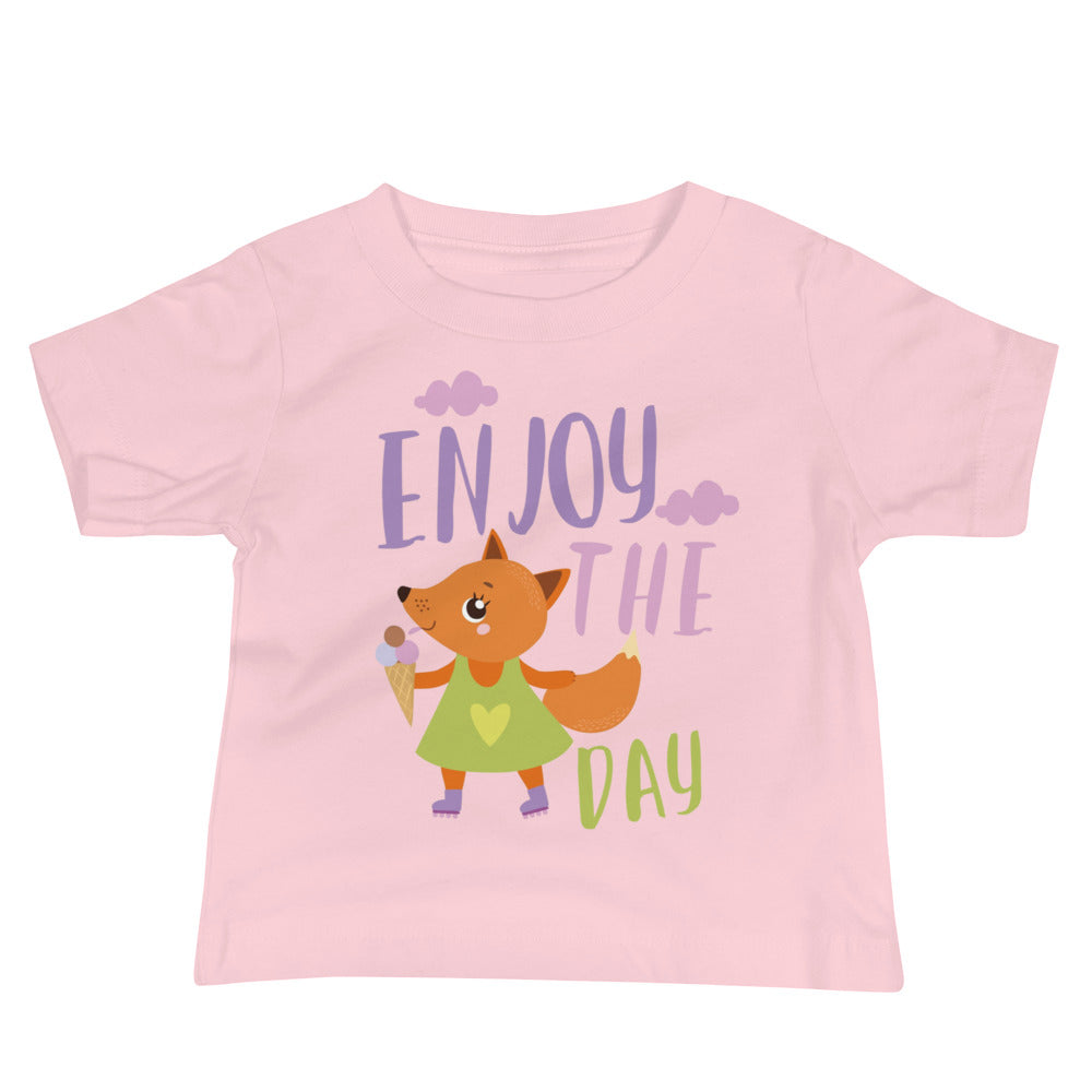 Orange fox - Ẹnoy the day | Baby Staple Tee | Bella + Canvas 3001B